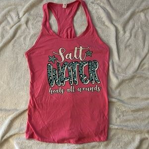 Salt Water Heals all Wounds Tank Too